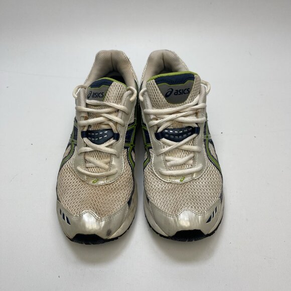 Y2K Asics Shoes Gel Equation 2 Running Sneakers TN871 Neon Green / Blue Wom 8 US - Picture 2 of 16